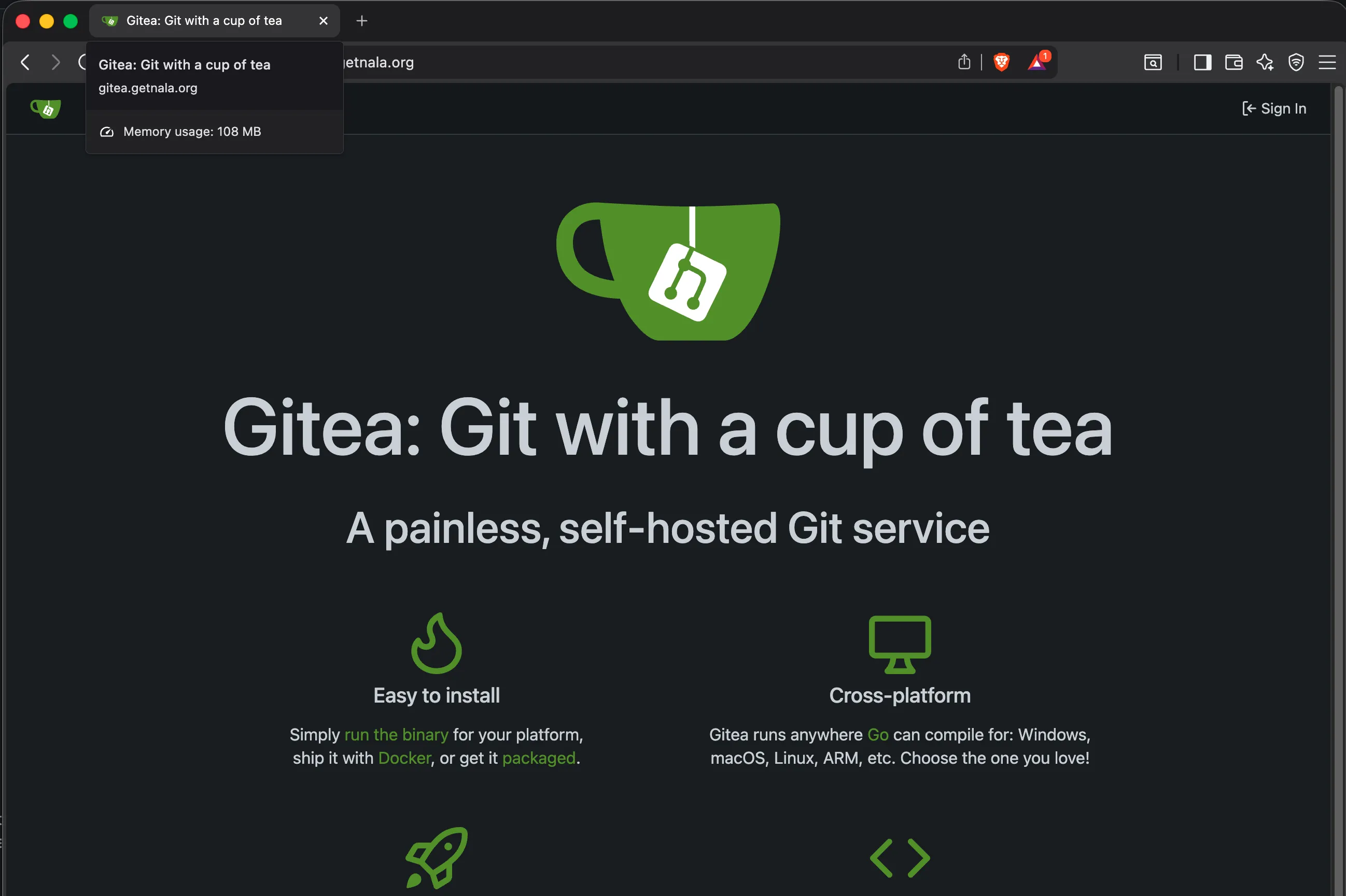Gitea Installation