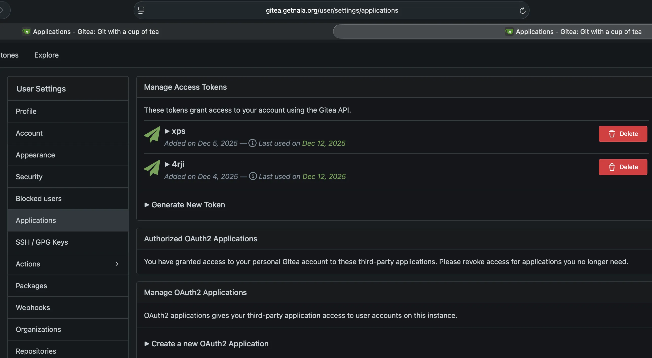 App Token Generation