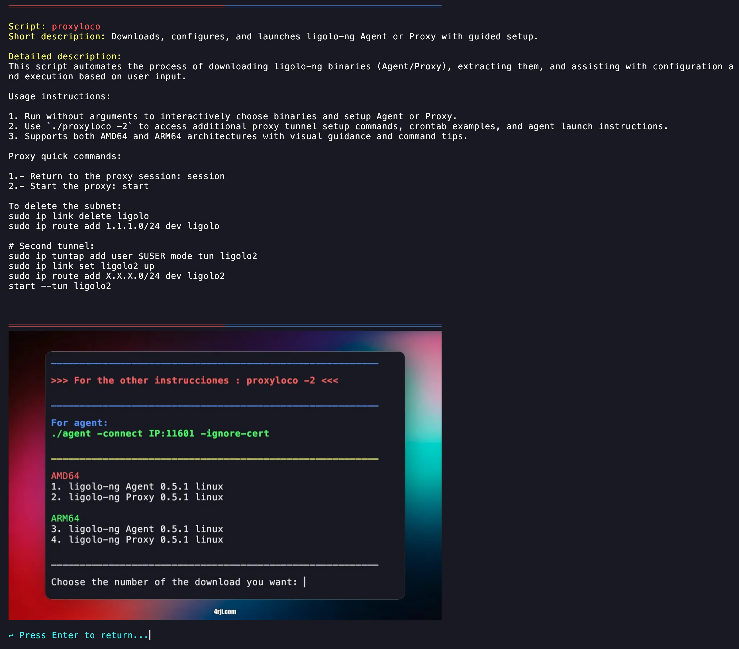 Current version with metadata