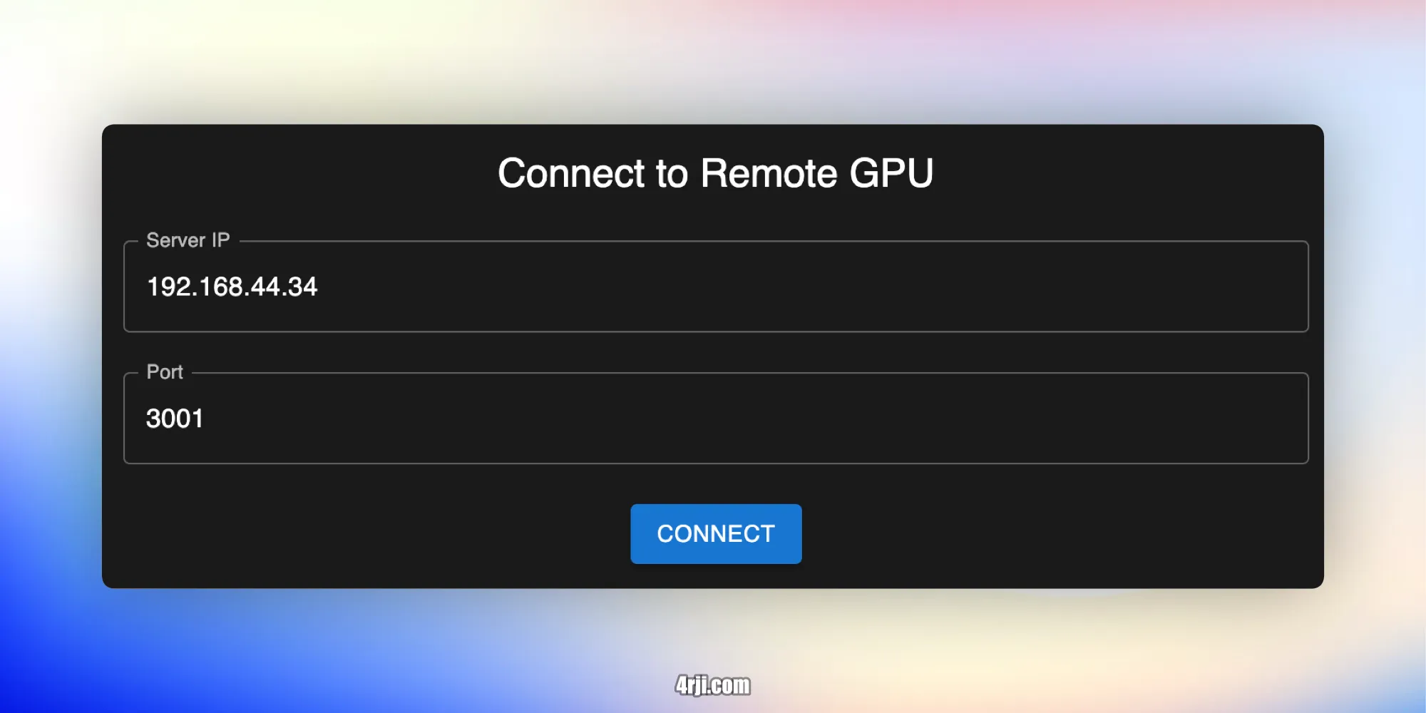 NVIDIA GPU Monitor Connection
