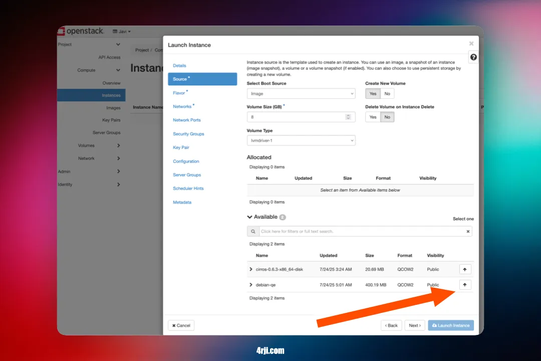 Create OpenStack Project