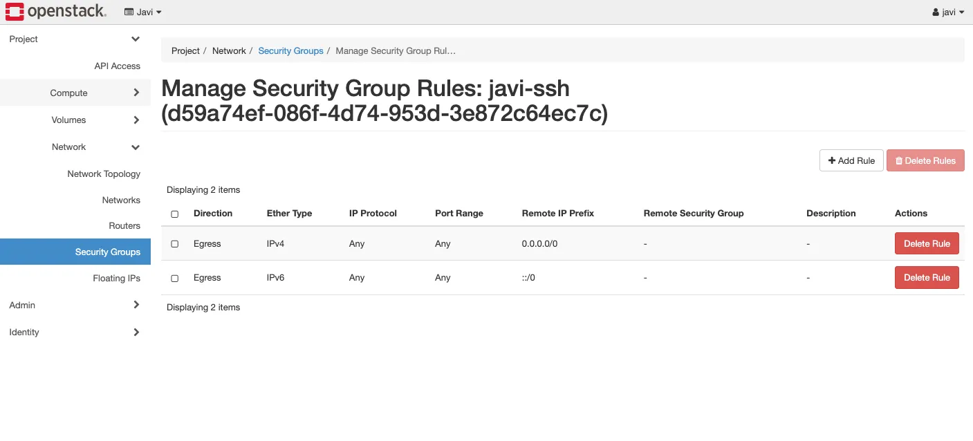 Create OpenStack Project