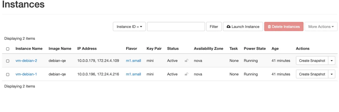 Create OpenStack Project