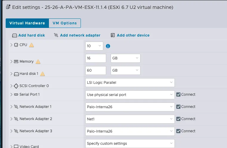Palo Alto CCDC configuration