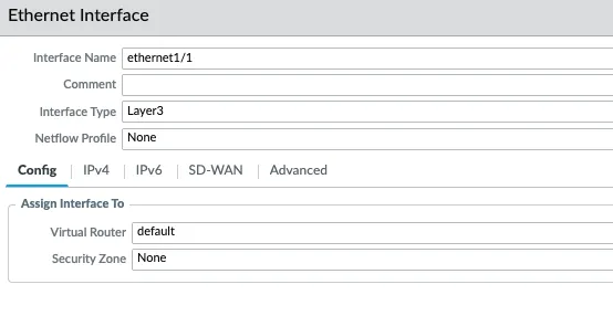 Interface Configuration