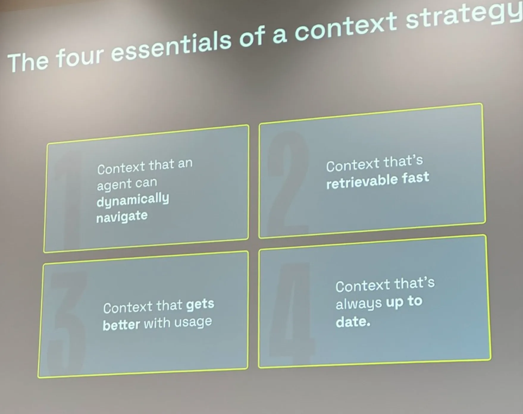 Four Essentials of a Context Strategy