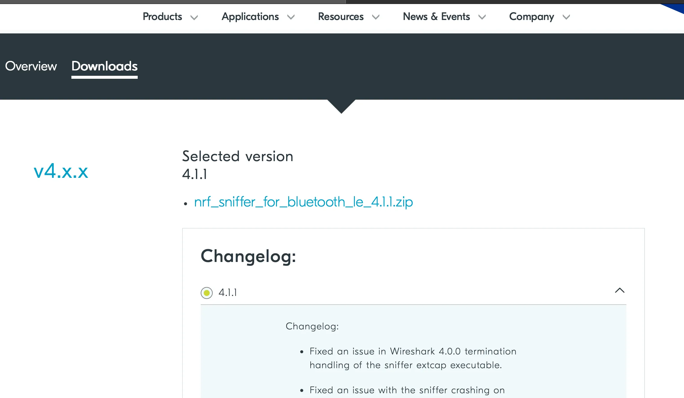 Download nRF Sniffer