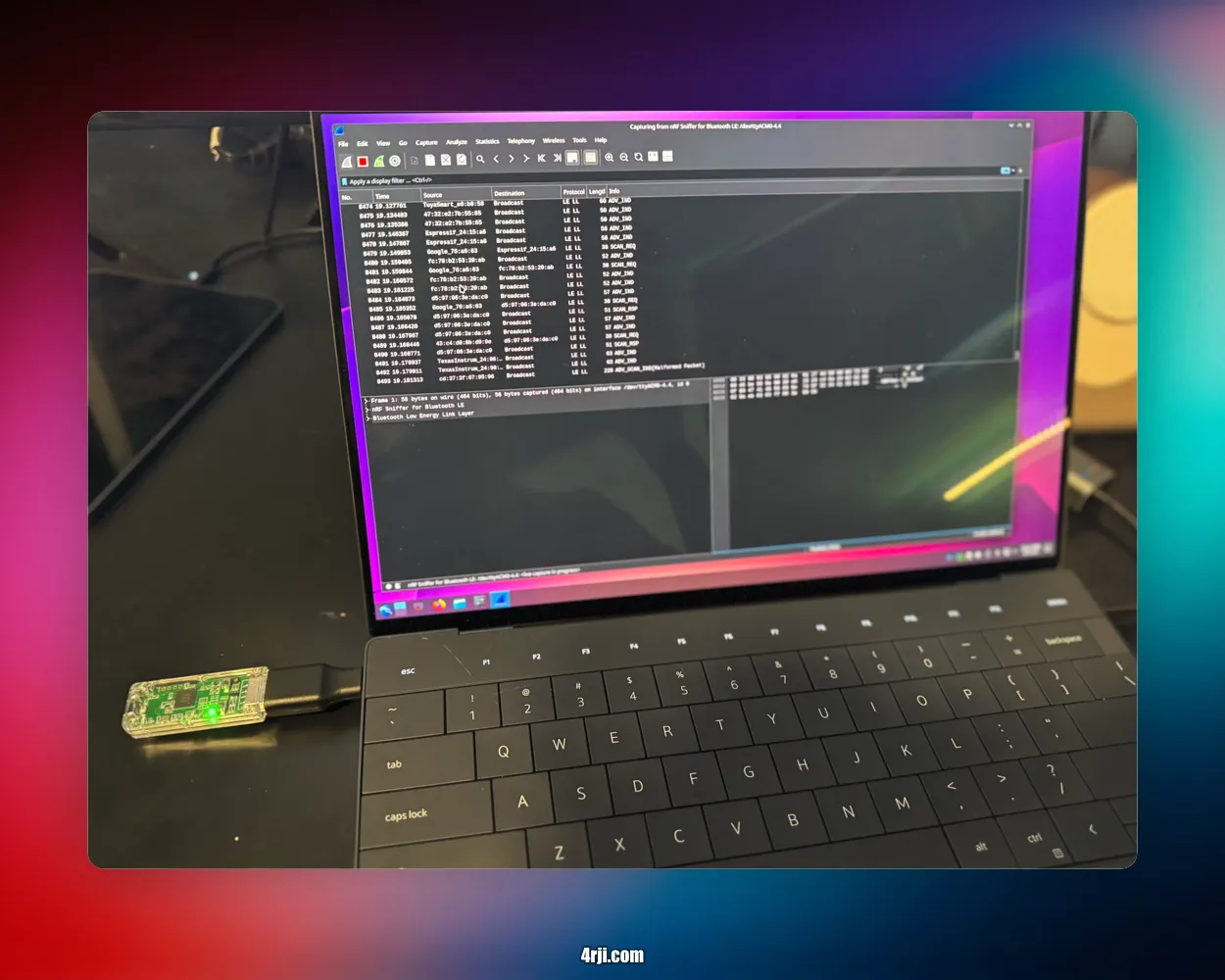 Running sniffer in Kali
